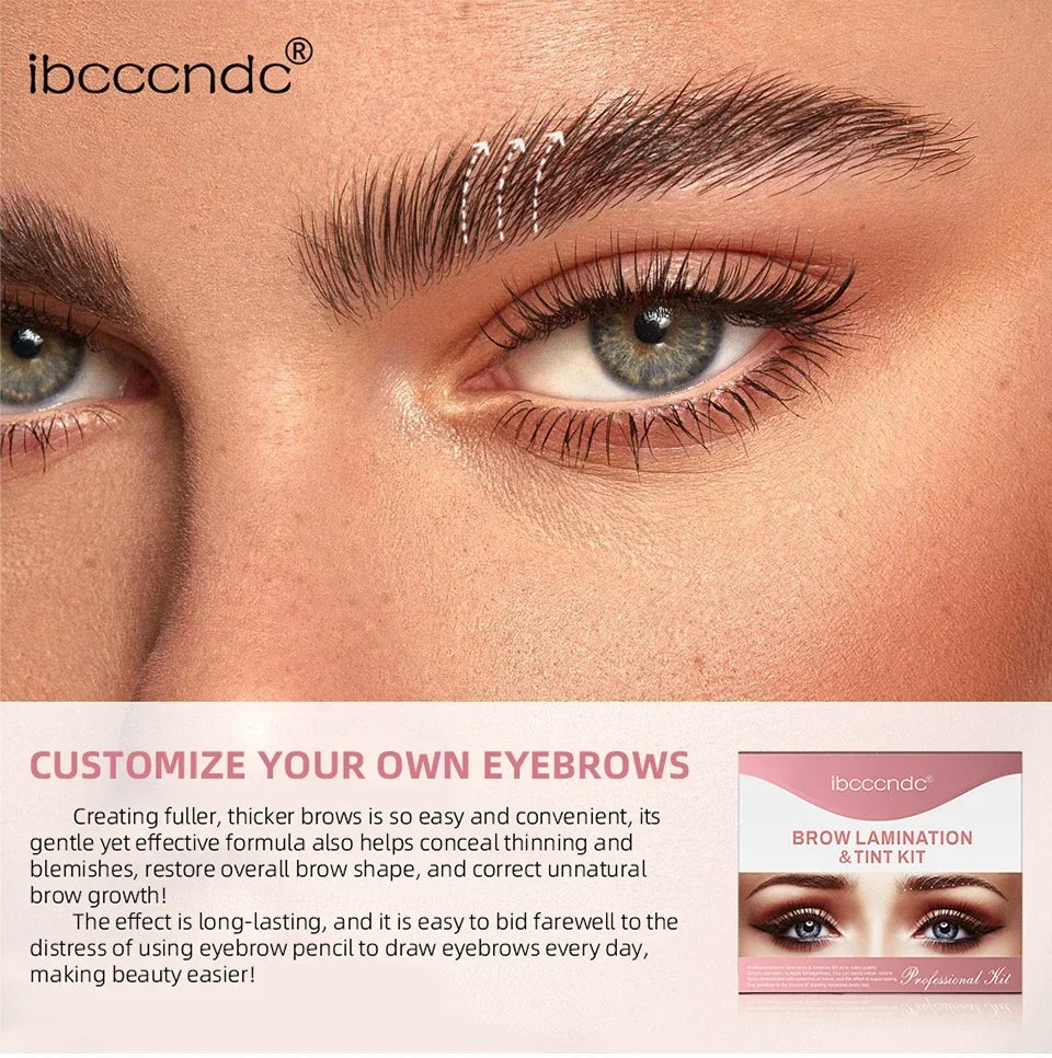 Semi-permanent Brow or Lash Lift And Tint Kit Professional Brow Lamination Eyelash Lifting Perming Lashes Home Use Dye Brow Tool