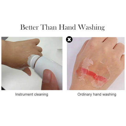 4 in 1 Electric Facial Cleansing Brush Face Cleaner Personal Care Acne Facial Massager Skin Tightening Machine Beauty Care Tools