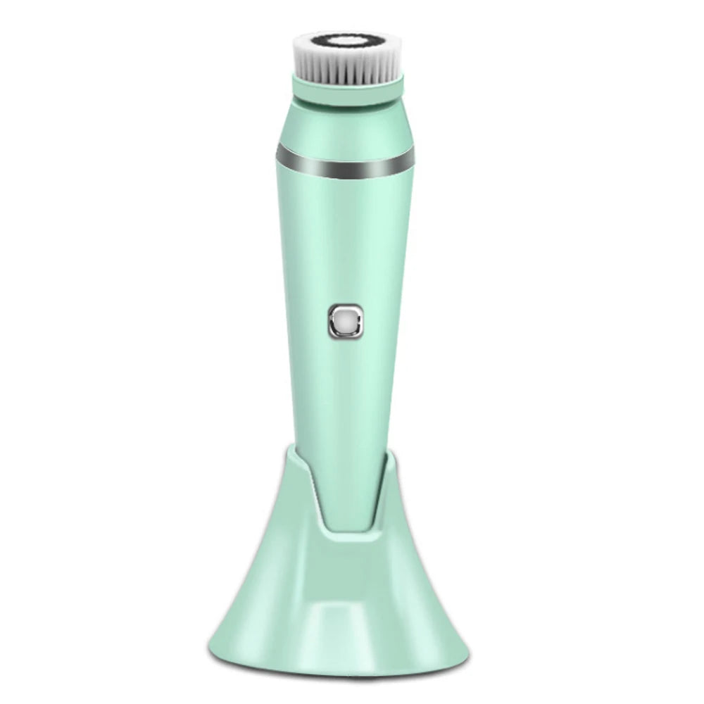 4 in 1 Electric Facial Cleansing Brush Face Cleaner Personal Care Acne Facial Massager Skin Tightening Machine Beauty Care Tools