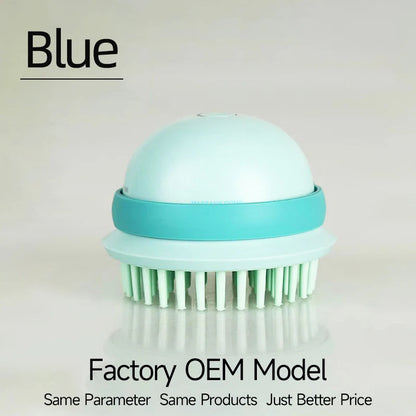 Head Massage Waterproof Electric Shampoo Brush Scalp Massager Dry Massage Brush Vibrate Comb Cleaner Hairdress Tool Hair Brush