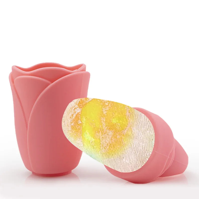 Portable Ice Roller for Face Reusable Ice Face Massager for Women Girl Eliminate Facial Puffiness In The Morning Easy To Use