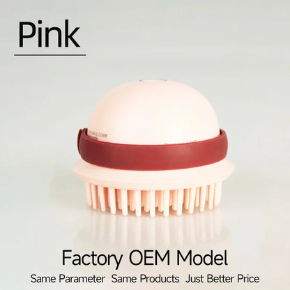 Head Massage Waterproof Electric Shampoo Brush Scalp Massager Dry Massage Brush Vibrate Comb Cleaner Hairdress Tool Hair Brush