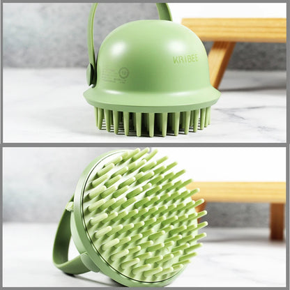 Head Massage Waterproof Electric Shampoo Brush Scalp Massager Dry Massage Brush Vibrate Comb Cleaner Hairdress Tool Hair Brush