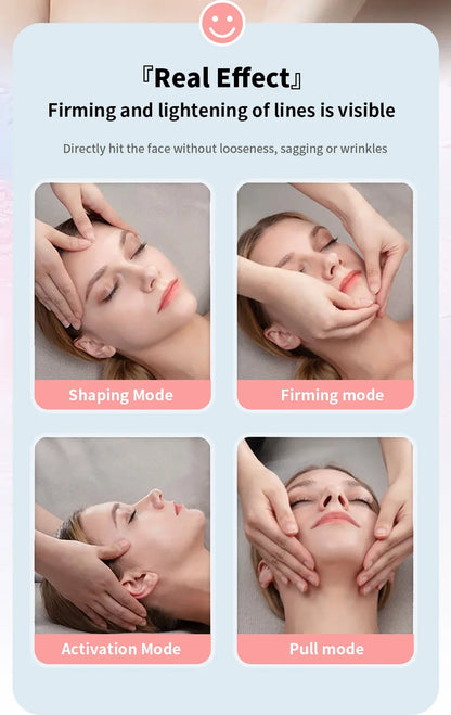 NEW Micro Current Beauty Device Mini Portable Face Lifting Roller Slimming Massager EMS Delicate Contour Firming Facial Care