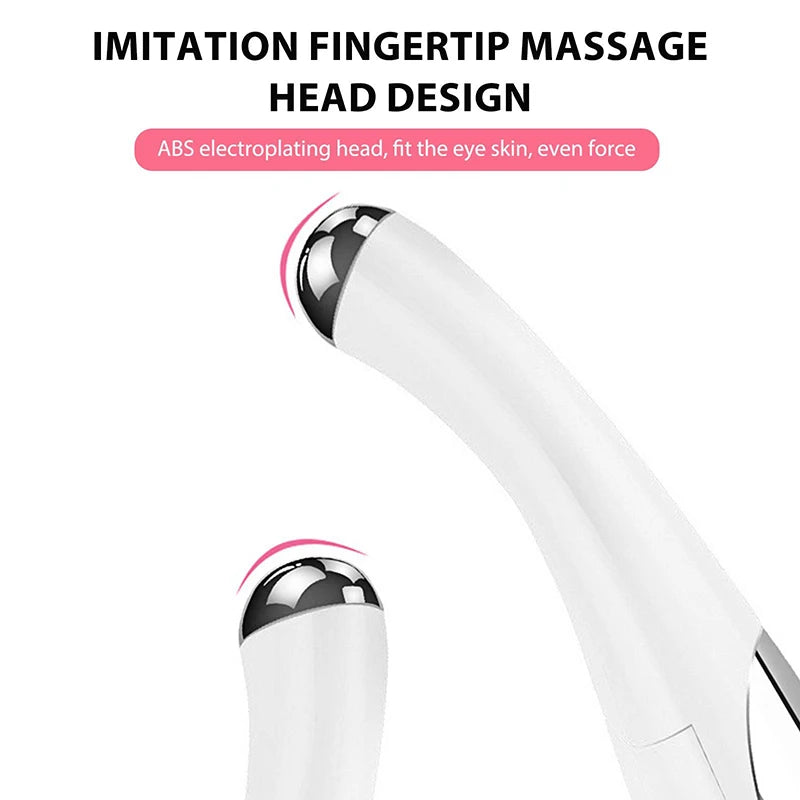Electric Eye Massage Pen Small and Portable Beauty Facial and Eye Care Dry Battery Power Supply Lightweight and Portable