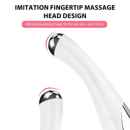 Electric Eye Massage Pen Small and Portable Beauty Facial and Eye Care Dry Battery Power Supply Lightweight and Portable