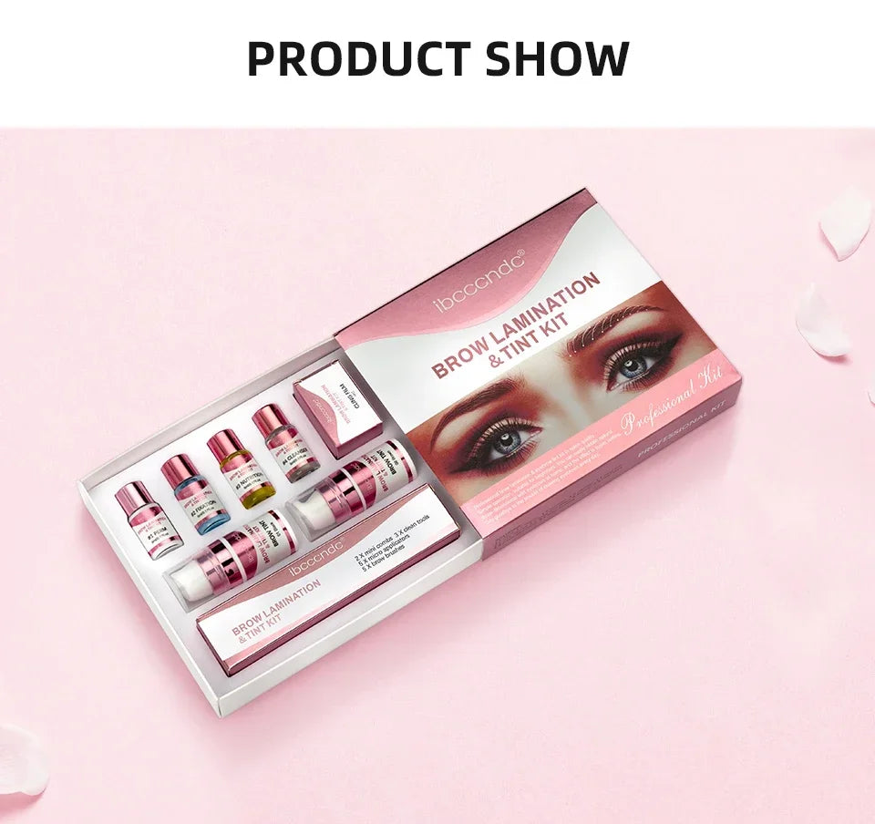 Semi-permanent Brow or Lash Lift And Tint Kit Professional Brow Lamination Eyelash Lifting Perming Lashes Home Use Dye Brow Tool