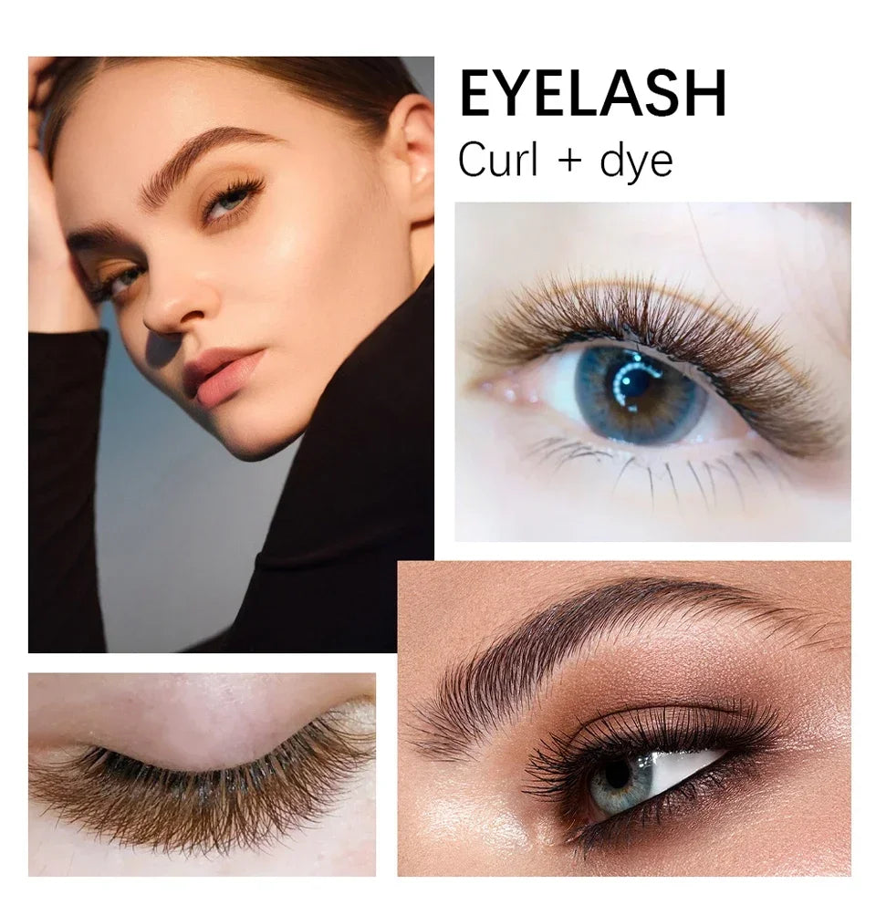 Semi-permanent Brow or Lash Lift And Tint Kit Professional Brow Lamination Eyelash Lifting Perming Lashes Home Use Dye Brow Tool