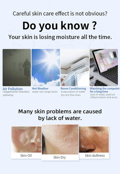 Portable Rechargeable Small Facial Steamer 30ml Mini Humidifier Home Wireless Nano Personal Face Hydrat Sprayer Cool Mist Maker