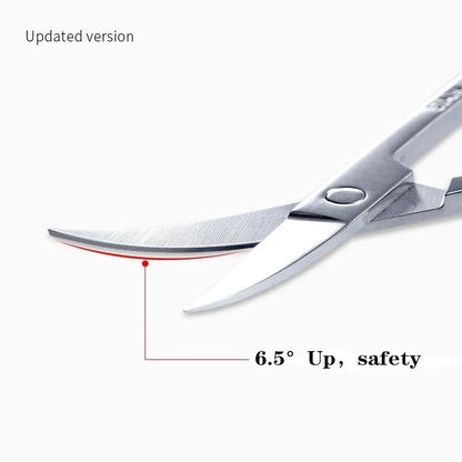 Stainless Steel Small Nail Tools Eyebrow Nose Hair Scissors Cut Manicure Facial Trimming Tweezer Makeup Beauty Tool