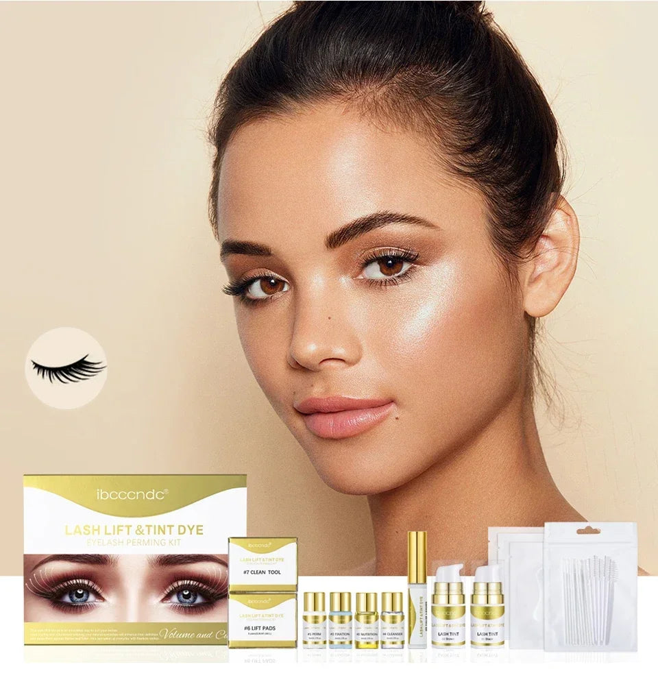 Semi-permanent Brow or Lash Lift And Tint Kit Professional Brow Lamination Eyelash Lifting Perming Lashes Home Use Dye Brow Tool